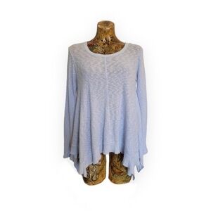 Left of Center blue top long sleeve XS